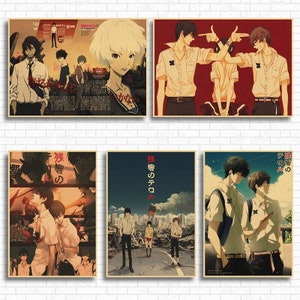 Zankyou No Terror in Resonance Kraft Paper Poster Bar Caffetteria Soggiorno Sala da pranzo Parete Dipinti decorativi