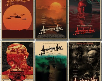 Apocalypse Now Movie Kraft Paper Poster Bar Cafe Living Room Dining Room Wall Decorative Paintings