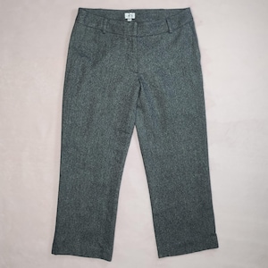 vintage y2k cache wool blend low rise capri sz 2 corpcore office siren career