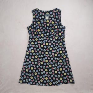 city triangles dress 90s NWT City Triangles Embroidered VTG 90s Sleeveless Dress Size 3/4 Fairy Floral