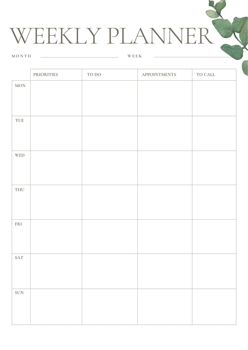 Digital IVF Planner Journal Template, Printable IVF Calendar ...
