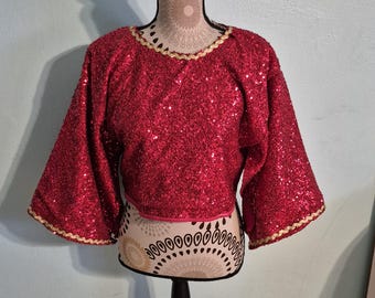 Powwow Women's Traditional Regalia Top Small-Medium