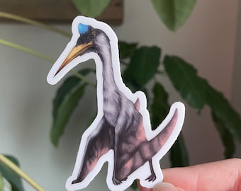 Quetzalcoatlus Sticker: Waterproof Vinyl Pterosaur Paleoart