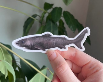 Greenland Shark Sticker: Waterproof Vinyl