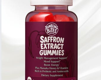 Żelki z ekstraktem szafranu – wegańskie wsparcie nastroju i wagi z miodem manuka