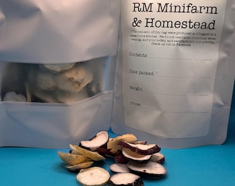 Rábanos liofilizados orgánicos sin cáscara, un aperitivo delicioso