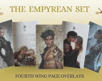 Fourth Wing Overlays Set - Etsy