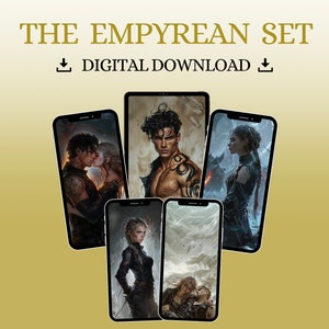 Fourth Wing Book Art of Xaden Riorson, Violet Sorrengail, Liam Mairi, Tairn | The Empyrean Set Digital Download