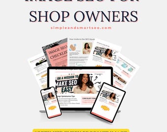 ショップオーナー向けShopify SEOバンドル | 画像SEO、テンプレート、技術スタック、サーファーワークブック、マインドセットガイド | デジタルダウンロード