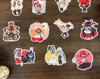 Hazbin Hotel Character Stickers