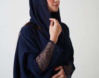 SEQUENCE - Abaya with head scarf