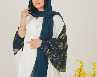 SEA SHORE - Abaya with head scarf