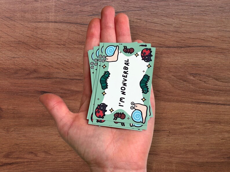 Bug Themed Printable Communication Cards, Nonverbal Communication