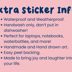 Silly Goose Sticker, Funny Meme Sticker, Cute Waterproof Sticker, Neurodivergent Sticker, Mental Health Sticker, Animal Stickers, Anxiety image 4