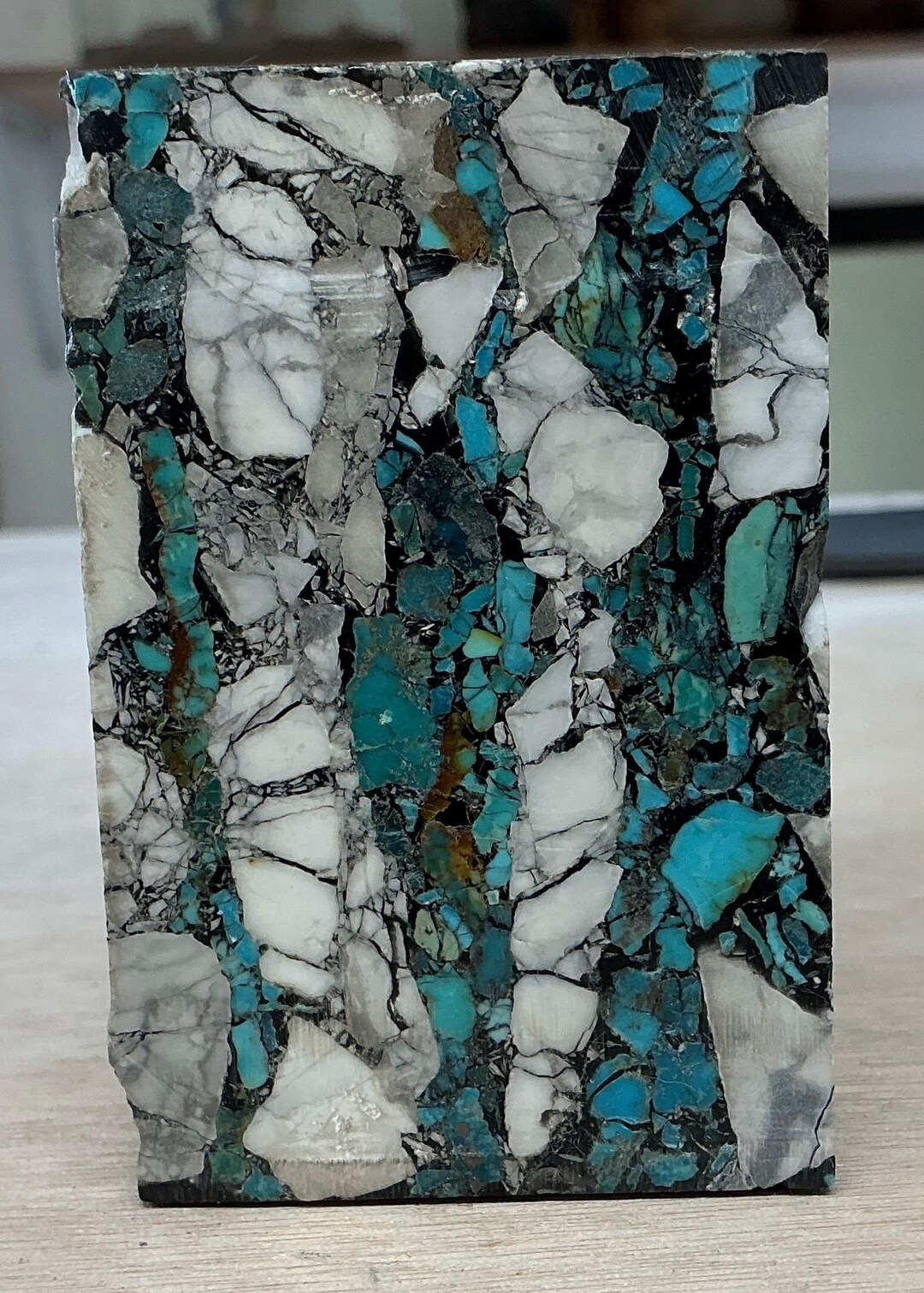 Rio Azul Turquoise Block (composite Block, Lapidary Cutting Material ...