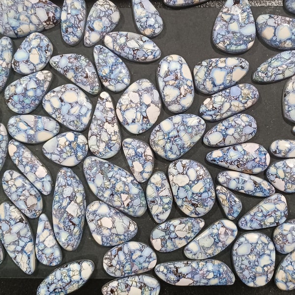 Flint Hills Magnesite™ Cabochons Looks like Golden Hills Turquoise