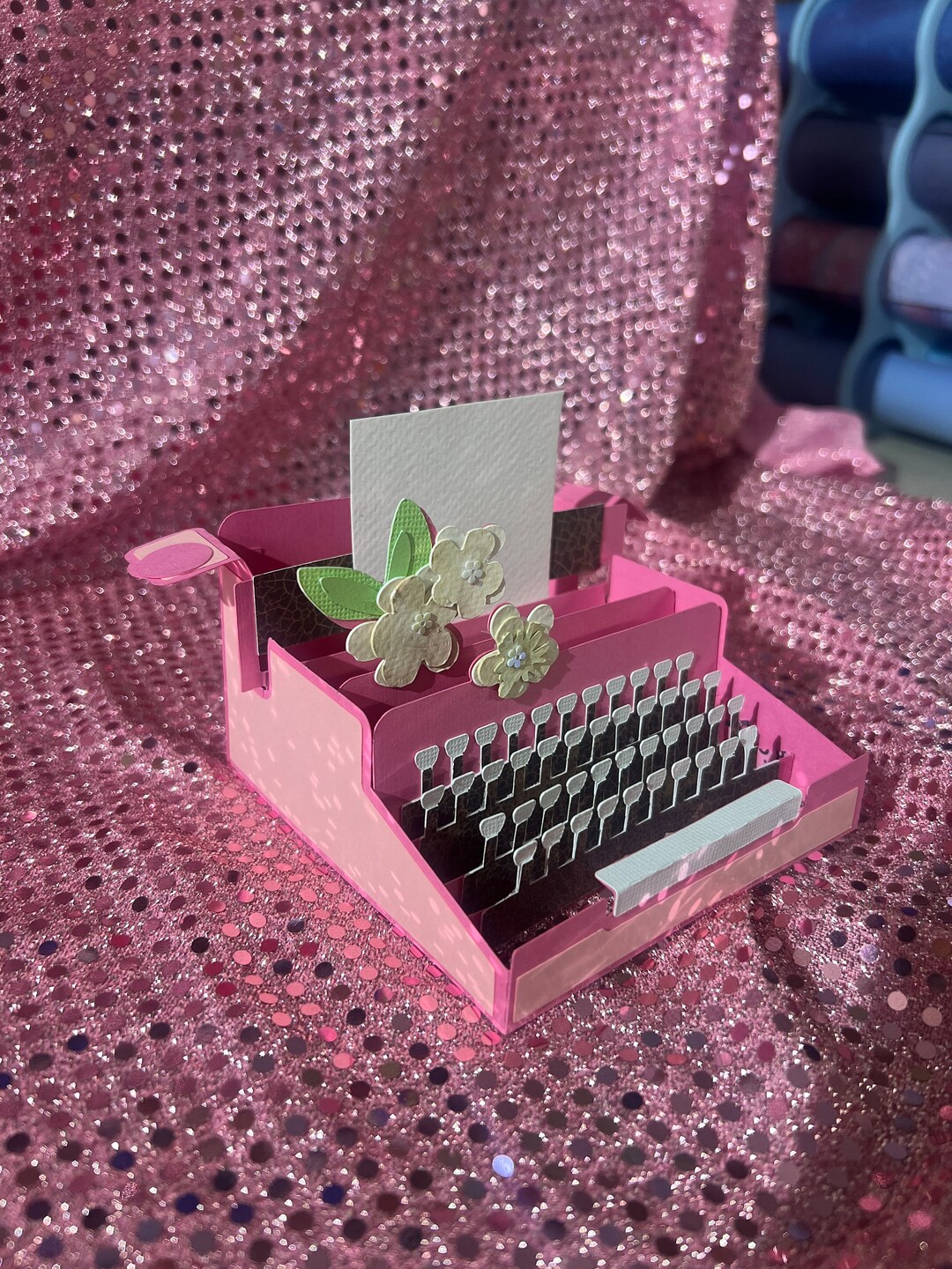 Foldable Typewriter Card - Etsy
