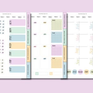 500+ Planner Essentials Digital Stickers | Daily,selfcare,home,work ...