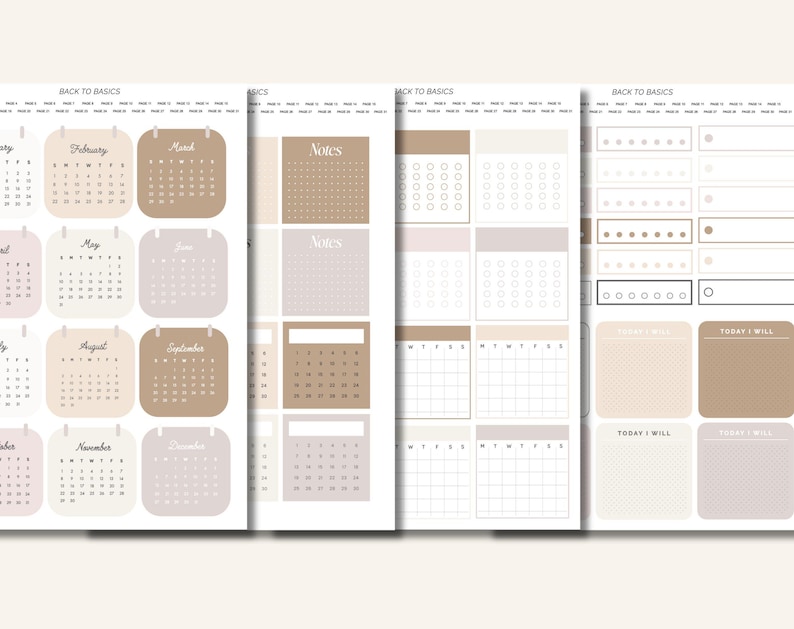 1600+ Digital Planner Essentials Stickers | 2026 Calendar Stickers ...