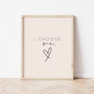 Motivational Wall Decor | Self Care Quote Print | Positive Sayings | Printable Wall Art | Instant Download | Digital Download