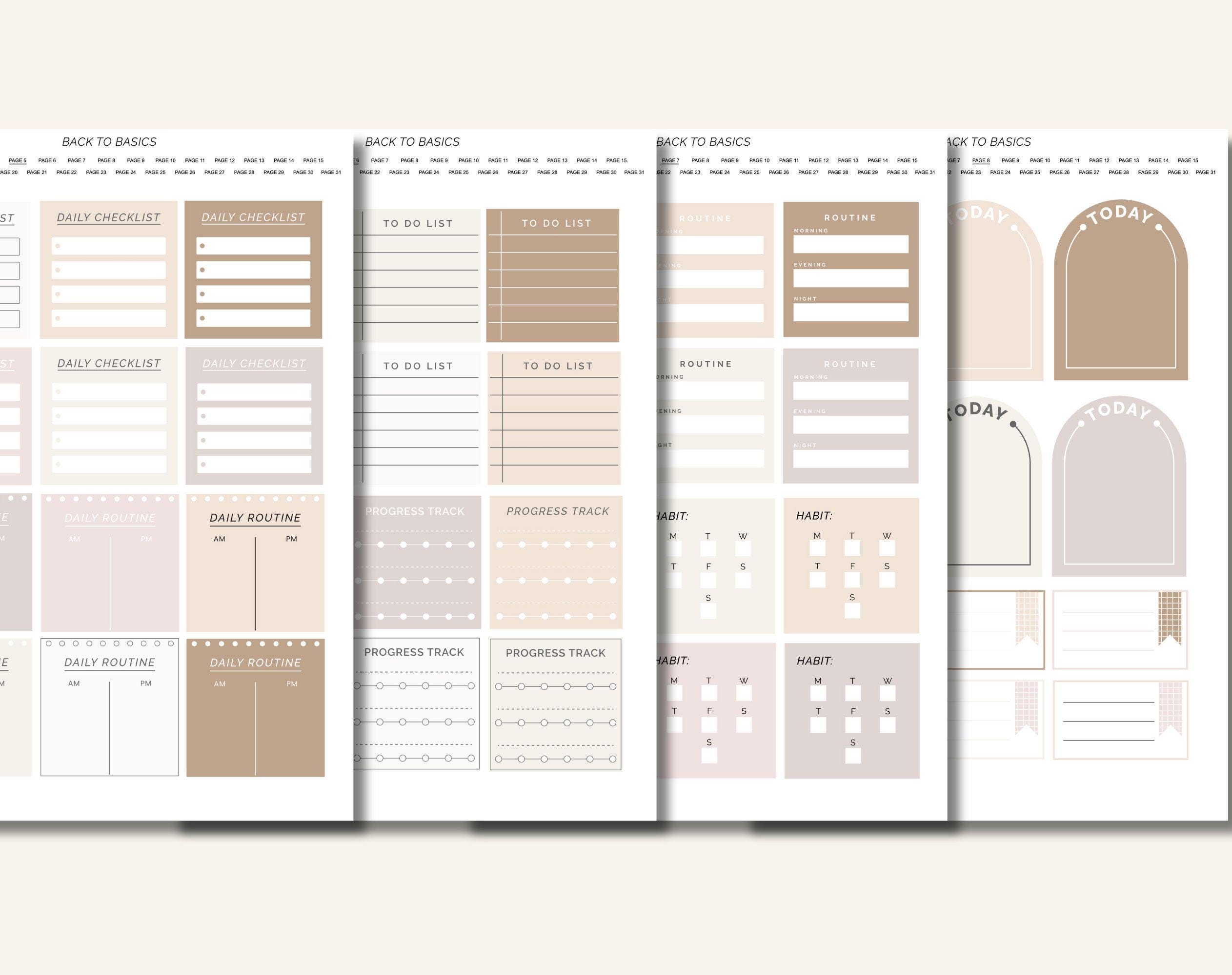 1600+ Digital Planner Essentials Stickers | 2026 Calendar Stickers ...