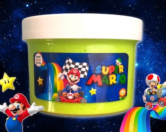 Rainbow Road Rainbow Sherbet scented butter slime - Ollipopslime - 8oz. **Ready to ship!** Sensory slime for anxiety, ADHD, autism & stress