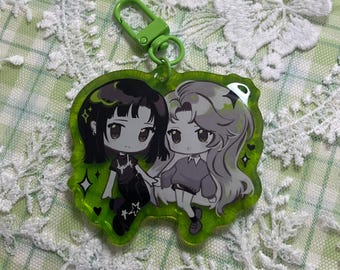Green Yuri | The Guy She Was Interested In Wasn’t a Guy At All Acrylic Keychain