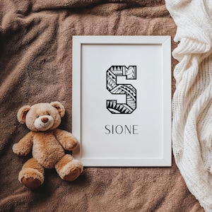 SIONE Polynesian Name Sign | Pasifika Gifts | Instant Download | Digital Print | Nursery Decor | Baby Shower | Printable | Wall Decor