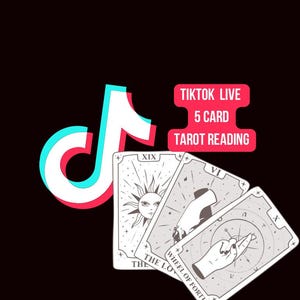 5-Card Tarot Reading (TTL) – Gepersonaliseerd inzicht geleverd via TikTok Live | Tarotkaartspreiding voor duidelijkheid en begeleiding