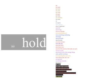 a hold - for solo marimba (Sheet Music)
