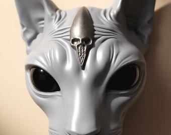 Alien Sphynx Cat Wall Decor + Magnet 3MF Download