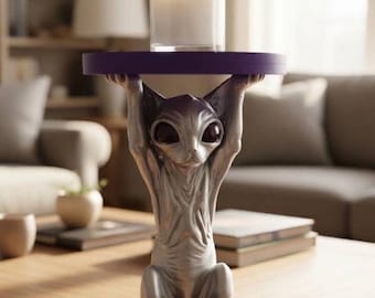 Alien Sphynx Candle Holder & Commercial License
