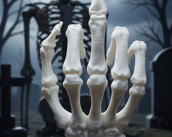 Fun 3D Print 3MF File  | Middle Finger Hand | Skeleton Hand