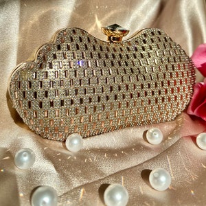 Unique Diamond Clutch Purse Clutches Evening Bag Wedding Clutch Bag Clutch Evening Bag Clutch Handbag Clutch to Crossbody clutch makeup bag