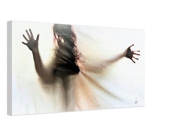 Original Erotic Art signed 1/1 unique 30x60 cm / 12x24" FREE SHIPPING