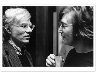 Andy Warhol John Lennon photo - FREE SHIPPING