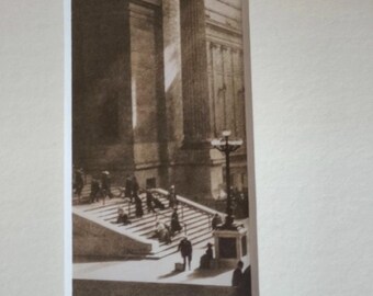 Drahomir Josef Růžička Detail of the photograph Penn Station New York 1920. 32 x 18 cm - FREE SHIPPING