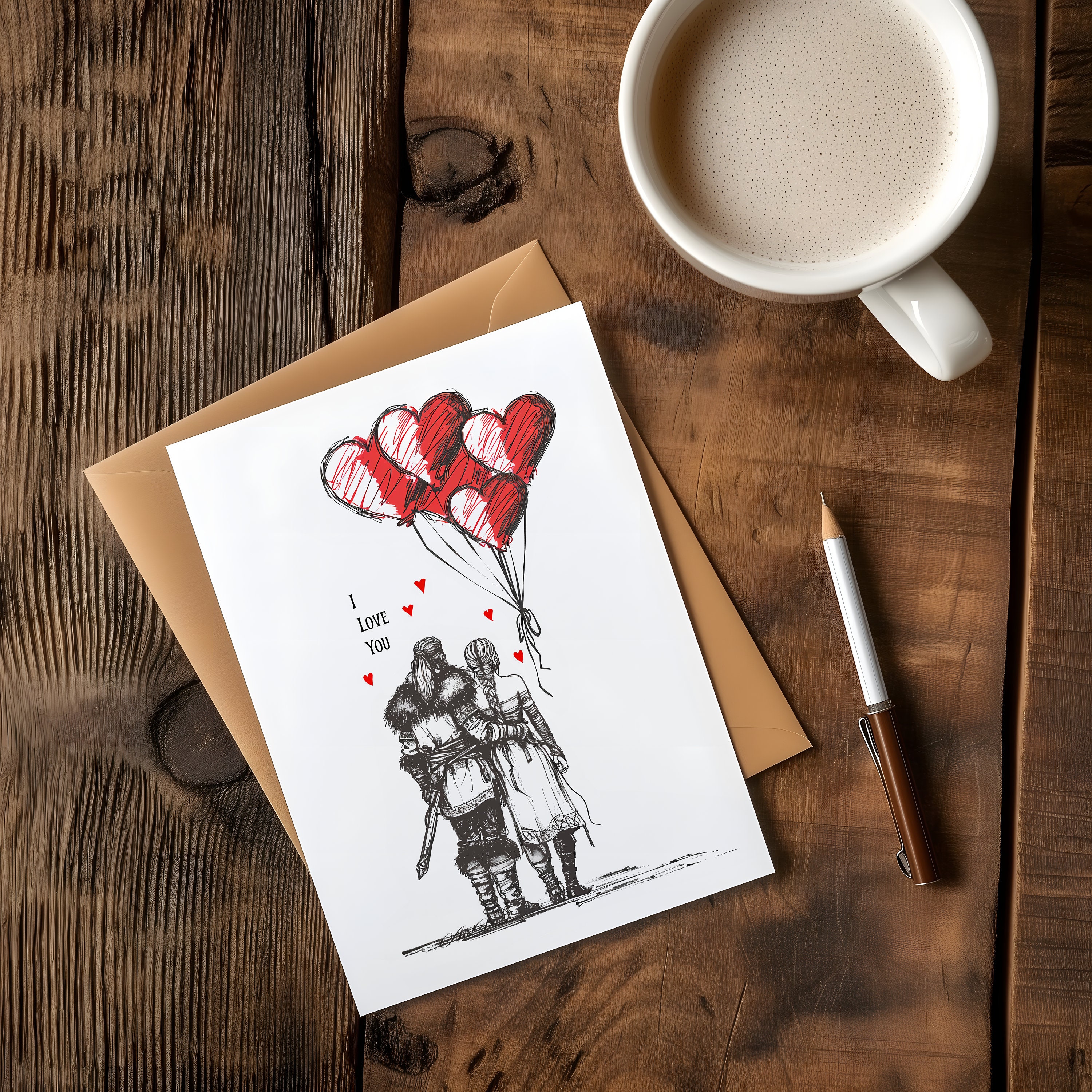 Viking Mug Heart Gifts For Valentine Viking Valentine Couple Matching Mug  Set Viking Mug Allineedis A Little Bit Of Coffee A Whole Lot Of Vikings