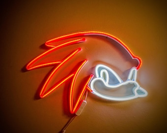 Letrero de neón LED de Sonic Knuckles