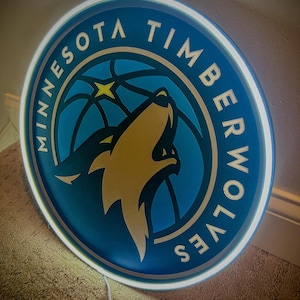 Minnesota Timberwolves LED Neon Sign