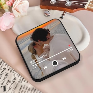 Custom Music Fridge Magnet, Personalized Photo & Music Fridge Magnet, Play Whole Song Music Box, Anniversary Keepsake Gift for Fan Music