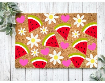 Watermelon Coir Door Mat