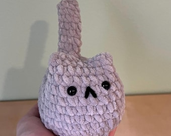 Crochet Kitten Plush, Cat Plushie with Custom Option