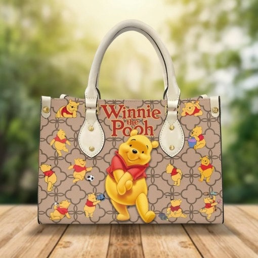 Winnie The Pooh Leather Bag, Pooh Disney Women Handbag