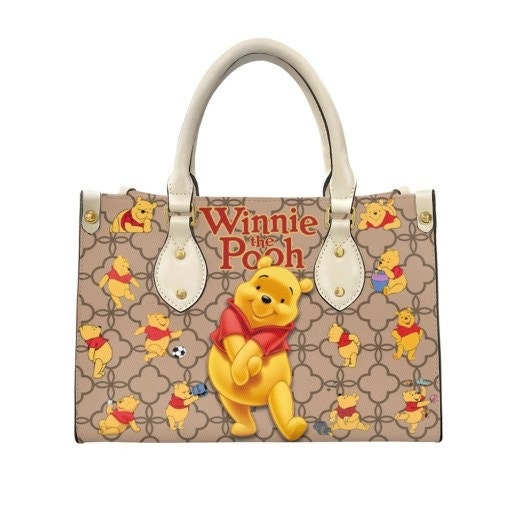 Winnie The Pooh Leather Bag, Pooh Disney Women Handbag