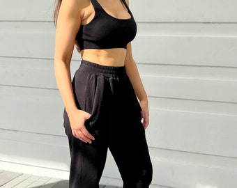Workout Set for Women,  Yoga Pants, High Waist Leggings,  One Size Leggings,  Workout Leggings, Gifts for her, Gift for Wife, Yoga Set
