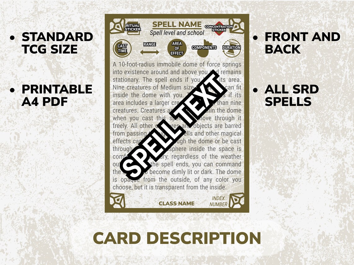 Cleric Spell Cards For Dnd Dungeons And Dragons Game Accessories PDF Cleric spell cards for dnd dungeons and dragons game accessories pdf
