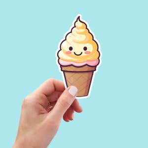 Cute Ice Cream Sticker