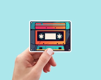 Retro Cassette Tape Sticker