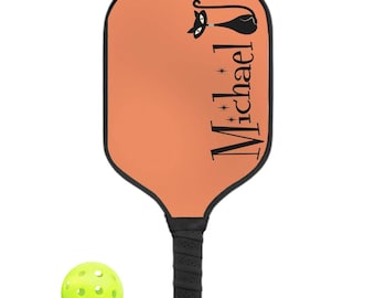 Benutzerdefinierte MCM Pickleball Paddel mit Name -Mid Century personalisiertes Pickleball Paddel Leichtes kundenspezifisches Pickleball Paddel für Turnier